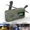 Portable Solar Radio, Emergency Radio with Crank, Dynamo DAB/FM Radio,4500mAh Rechargeable Powerbank,Bluetooth Speaker,USB Phone Charger,LED Flashlight & Reading Light,SOS Alarm,Camping,outdoor