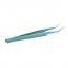 Professional eyelash grafting tweezers High precision eyelash hairdresser special flowering tool clip Blue