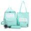 Women Letters Print Girls USB Charge Backpack cheap Luggage & Bags