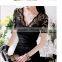 V Collar Fashion Dress Sexy Slim Evening Dress Sex Prom Dress