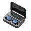 Наушники f9 5U True wireless 5.0 TWS с шумоподавлением, стереофонические наушники, беспроводные наушники с дисплеем заряда на 2000 мАч LED