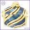 handmade enameled metal corner bead for Jewelry