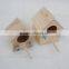 Wood bird cage pet house