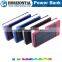 High quality cheap price 10000 mah sloar power bank for smartphone and latop