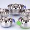 Stainless Steel Salad bowl with spout Lid with Silicone base with Measuring line with Handle                        
                                                Quality Choice
