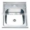 Single bowl custom size stainless steel kitchen sinks HD5060