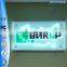 customized crystal window display led light box advertising