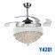 42 inch Best National Crystal LED Light Ceiling Fan Brand                        
                                                Quality Choice