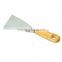 supply plastic putty knife with wooden handle