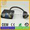 Client custom male hdmi to female vga audio converter for camera