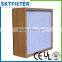 Deep-pleat HEPA filter