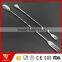 Two Head Stainless Steel Bar Spoon With Long Twist Handle