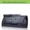Fashion Classy Crocodile Skin pu Leather Clutch Evening Bag