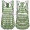 2016 Guangdong Factory Manufacturer Green Sleeveless Plus Size Women Tank Top