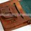 Real Leather Vintage Messenger Bag Shoulder Cross Body Bag Genuine Leather Briefcase Satchel Sling Bag