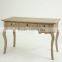 Classic European Style White or Natural Bedroom Rectangular Beside Table /Desk (DT-1032-OAK)