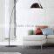 Modern Flexible Arm Aluminum and Stainless Steel Arched Floor Lamp for Living Room Decoration