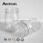 Round large glass jars with screw top lid 350ml