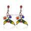 Best gift for women environmental zinc alloy rhinestone jewelry set in latest design