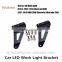 2pcs 50" Curved LED Light Bar Mount Brackets Windshield Fits 2007-2013 Chevy/GMC