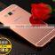 Mobile Phone Aluminum Mirror Back Metal Bumper Cover Case For Samsung A8