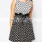 Garment Hot Selling Polka Dot Plus Size Dress For Woman