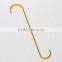 Oblate S alumunim hook for hanging cloth