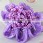 Solid Color flower printed crochet hair snood bun cover hairnet cover