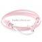 Handmade Multilayers PU Leather Cuff Wrap Wristband Hooks Clasp Bracelet