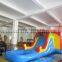 commercial inflatable slide/ castle combo with pool