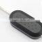 Hot Sale fiat 500 for 3 button SIP22 folding blade car key blanks cover key fiat