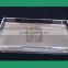 Transparent and mirror acrylic cosmetic tray, acrylic organizer diamond jewelry display tray