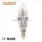 QUSUN LED Candle Light 3.5W Clear Finish for Ambience Lighting