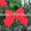 Red bowknot for christmas decoration outdoor