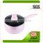 2015 hot aluminium non-sticking cookware sauce pan with glass lid