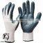 Colored Nitrile Coated Safety Garden Working Gloves