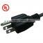 UL Approval USA power cord plug,extension cord