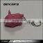 Hot sale custom plastic smart pink pig shaped keychain for gift