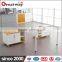 L-Shaped Office Desks Executive Office Table Modern Manager Metal Table Design