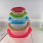 Fashion and hottable Plastic vacuum food storage canister set 5pcs