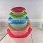 Microwave Safe 5pcs Plastic Dinner Set with multi lid