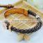 stainless steel jewelry, stainless steel leather bracelet