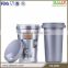 Mini 8oz Outer PS + Inner PP Photo Insert Plastic Coffee Mug