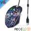 Optical Flashing High Quality Led Backlight 6D Gaming Wired Mouse