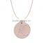 Silver/Brass in 14k White Gold or Rose Gold Collection in Italics Alphabet 'K' Customize Design Pendants