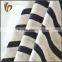 striped knit linen cotton fabric