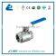 Sanitary female two piece thread ball valve