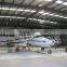 pre engineered steel aircraft hangar