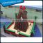 mobile rock inflatable climbing wall,inflatable climbing wall castle for outside play