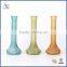 Factory Direct Sale Colored Vase Wholesale Bulk Long Neck Glass Vase With Round Bottom